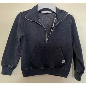 NWT SVRN CODE Kids 4T Charcoal Gray Pullover Hoodie Sweatshirt Size 4